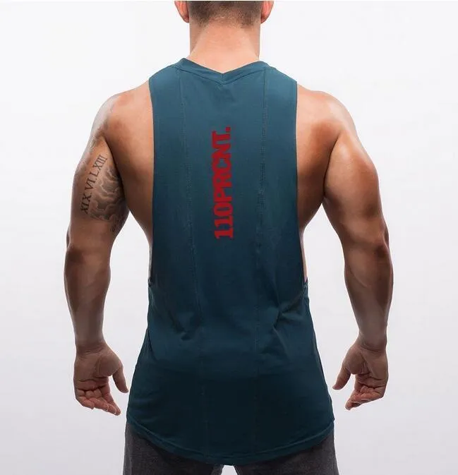 110PRCNT Workout USA Sleeveless Fitness Tank Top for Men