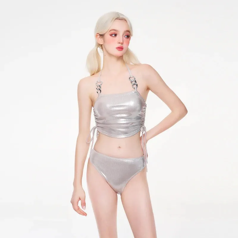 3-Piece Cybercore Swimsuit Set