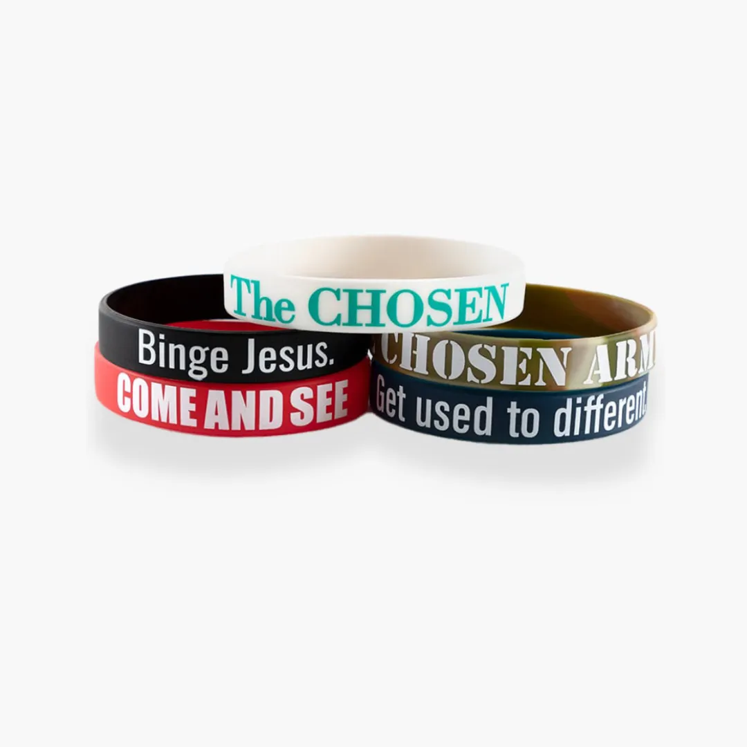 5 Pack of The Chosen Wristbands (Limited Edition)