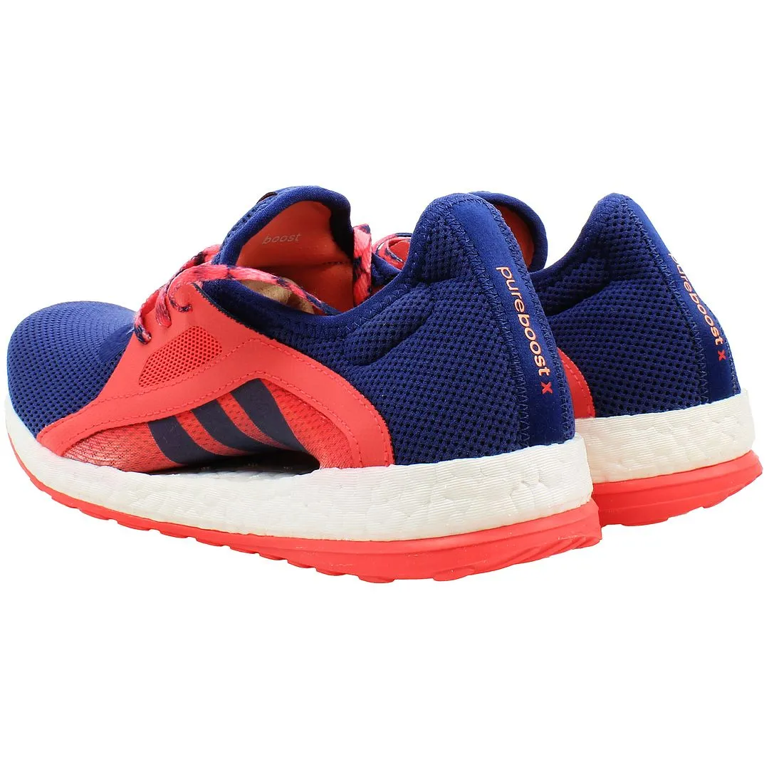 Adida PureBoost X Womens Pink/Blue Running Shoes