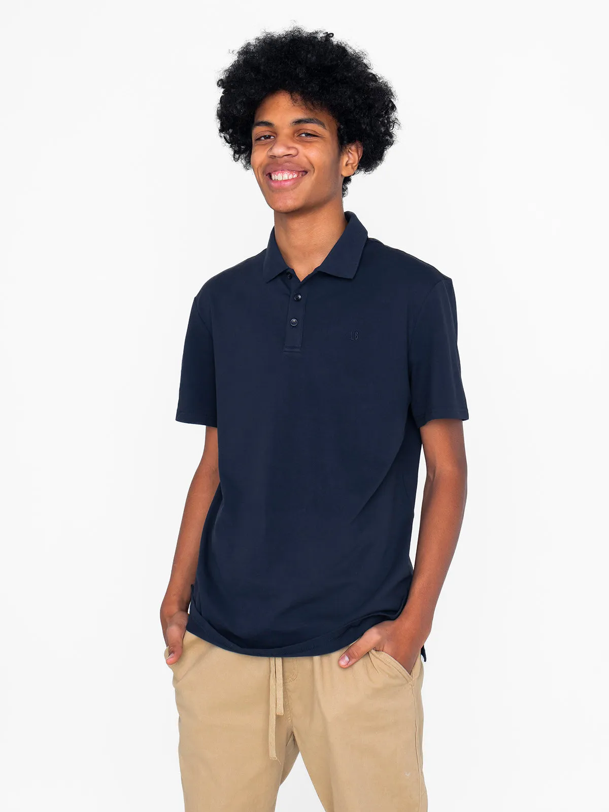 Adult Basic Polo Shirt - Navy