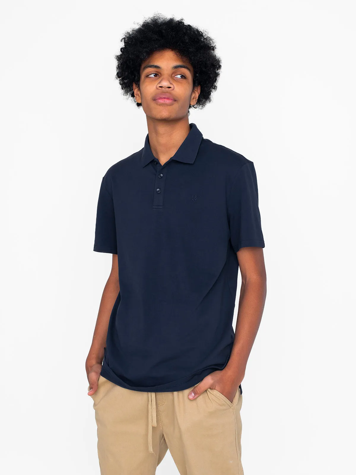 Adult Basic Polo Shirt - Navy