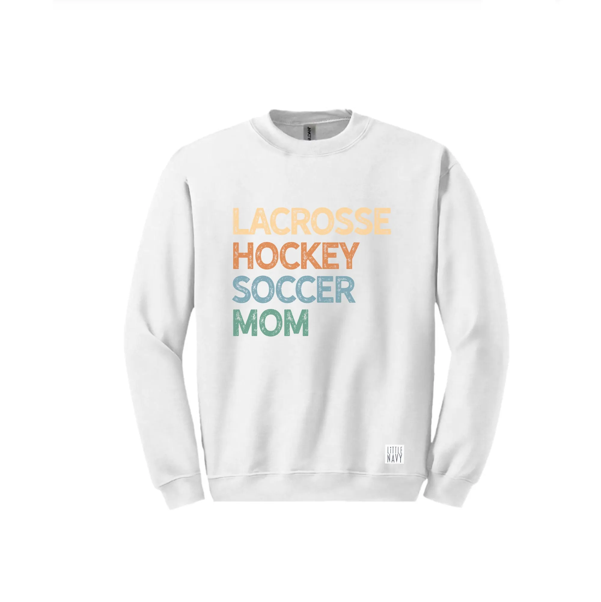 ADULT Long Sleeve Sweatshirt - Multi-Sport Custom Text