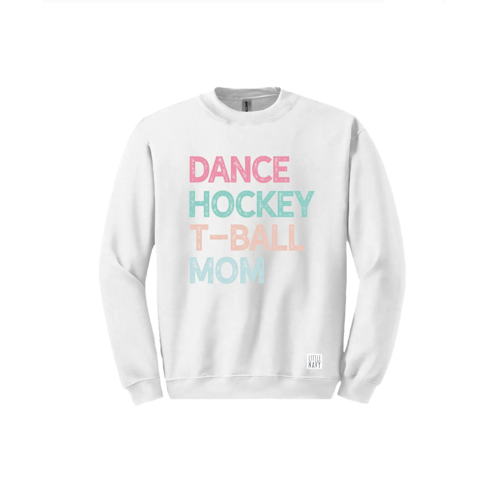 ADULT Long Sleeve Sweatshirt - Multi-Sport Custom Text