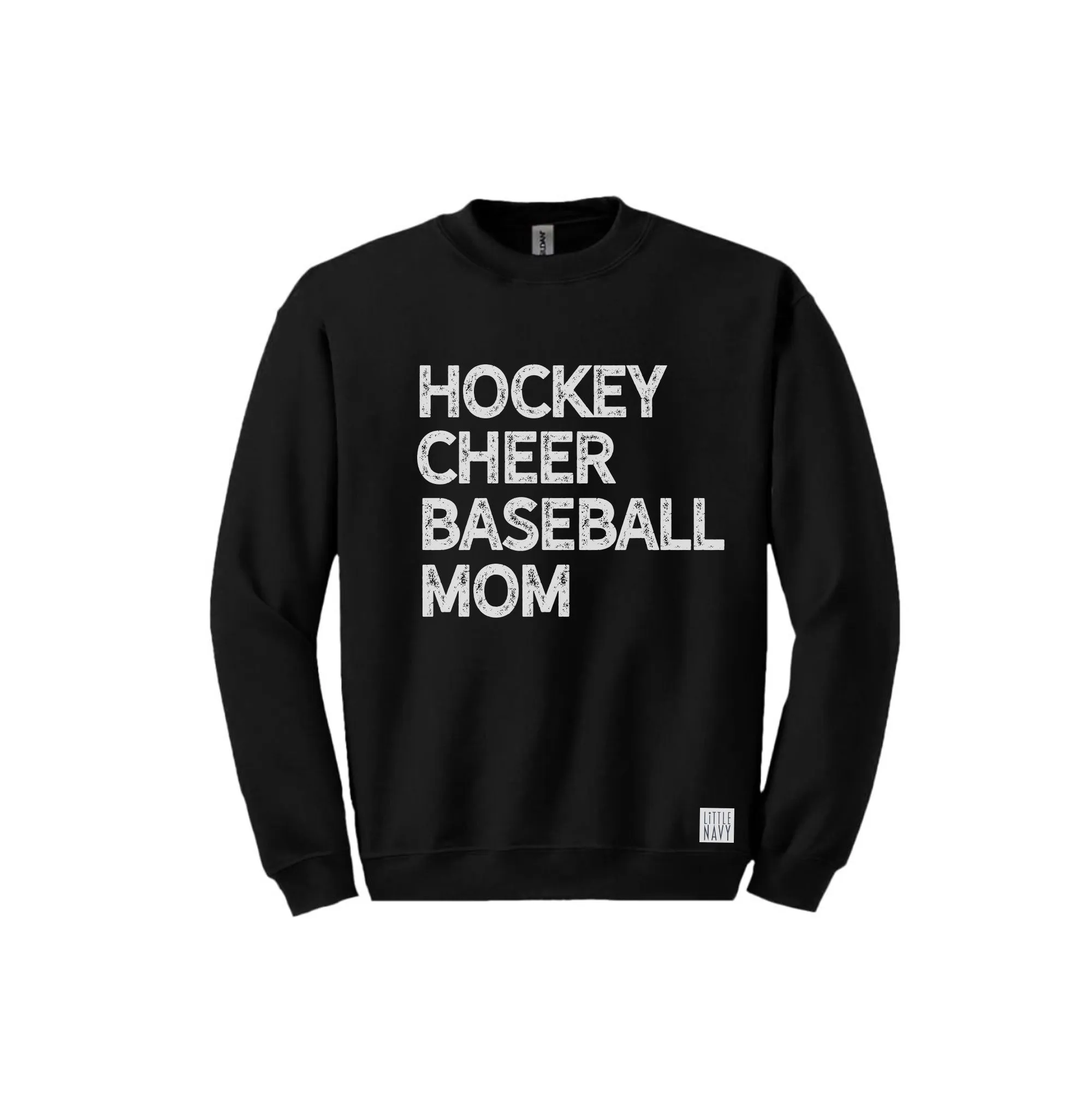 ADULT Long Sleeve Sweatshirt - Multi-Sport Custom Text