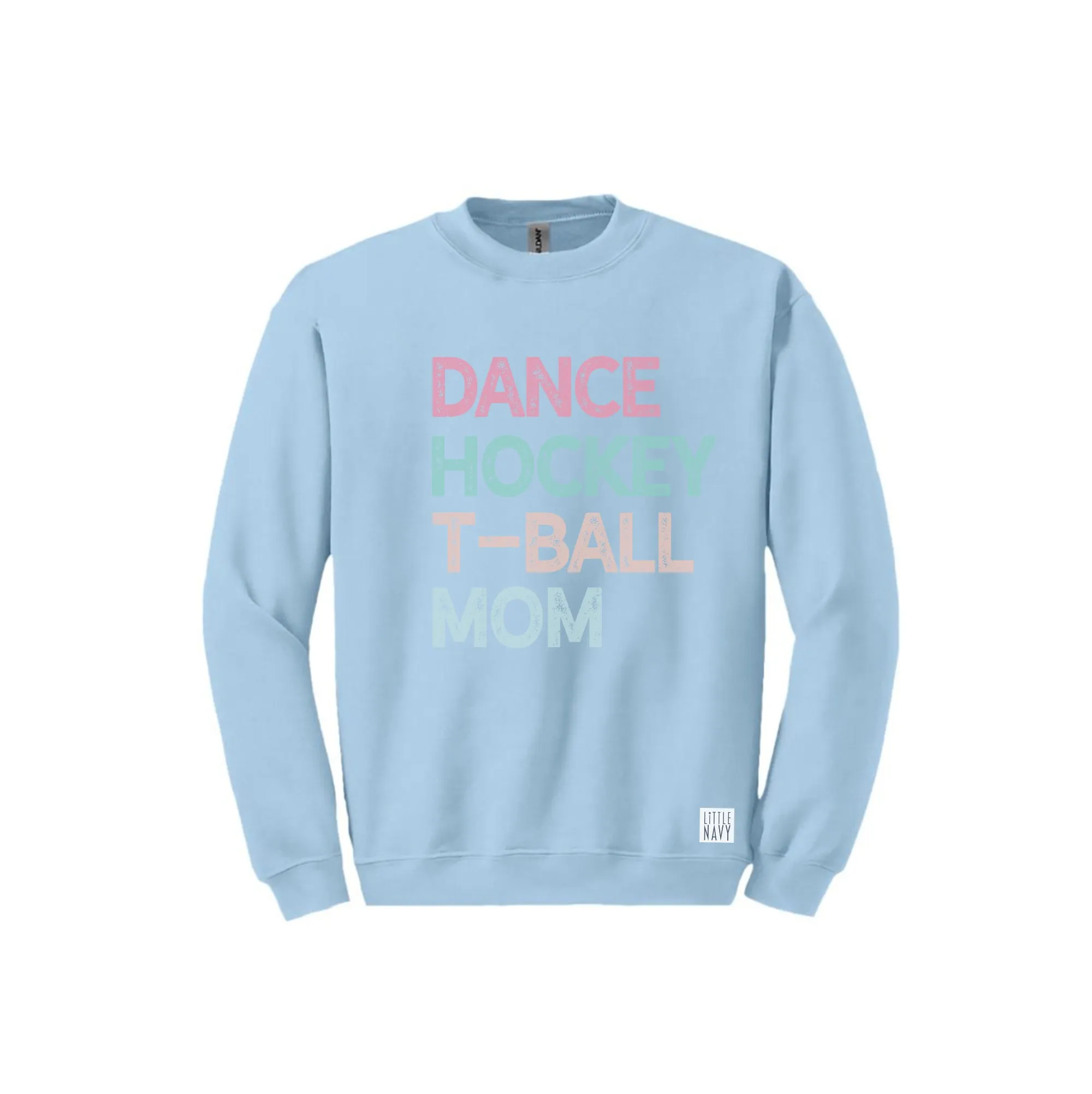 ADULT Long Sleeve Sweatshirt - Multi-Sport Custom Text