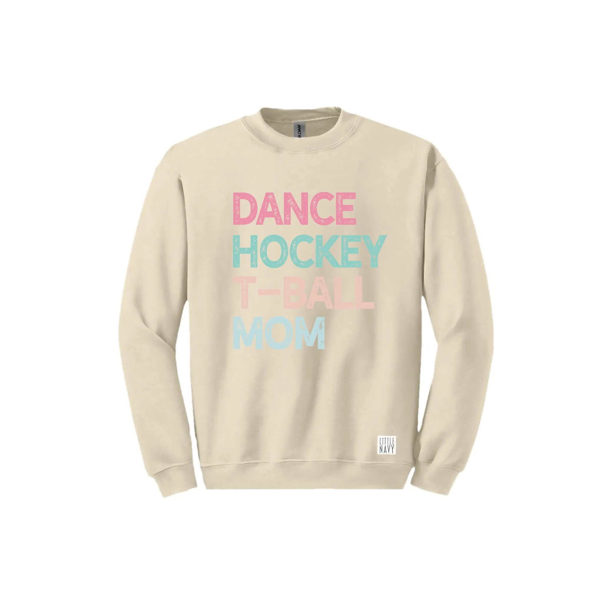 ADULT Long Sleeve Sweatshirt - Multi-Sport Custom Text