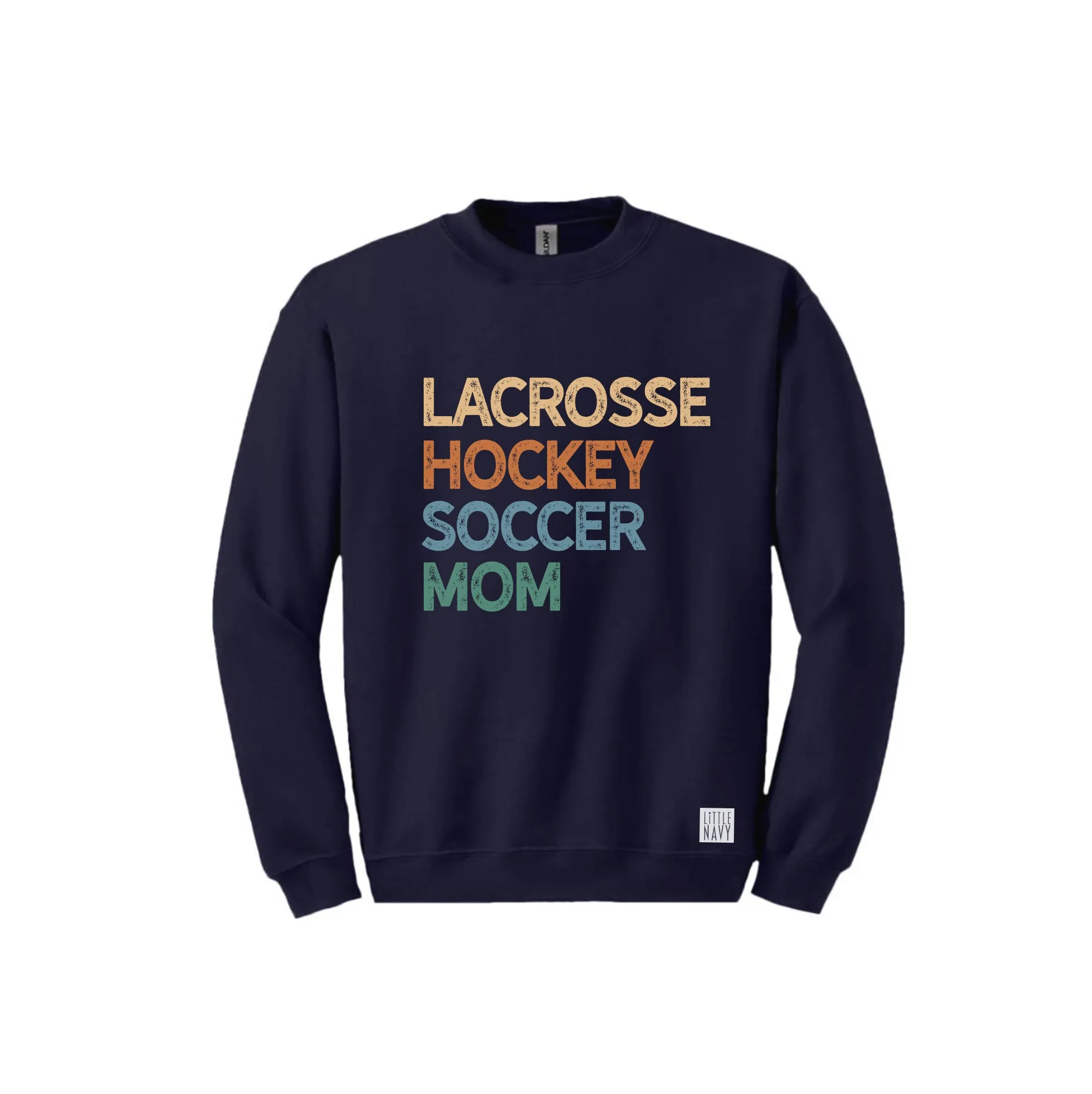 ADULT Long Sleeve Sweatshirt - Multi-Sport Custom Text