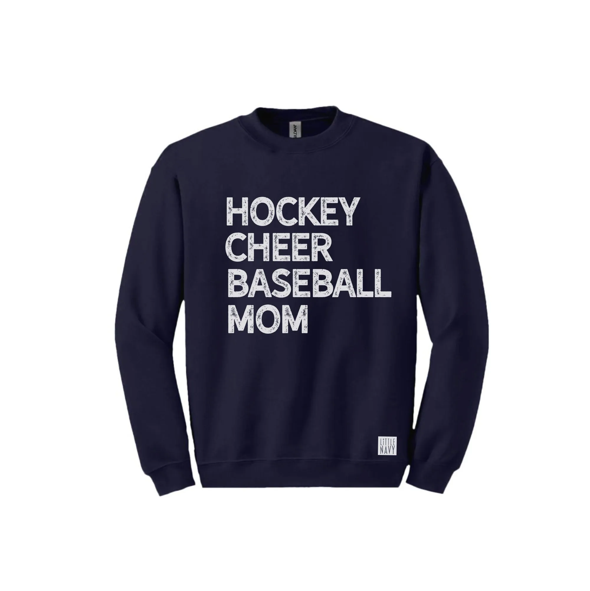 ADULT Long Sleeve Sweatshirt - Multi-Sport Custom Text