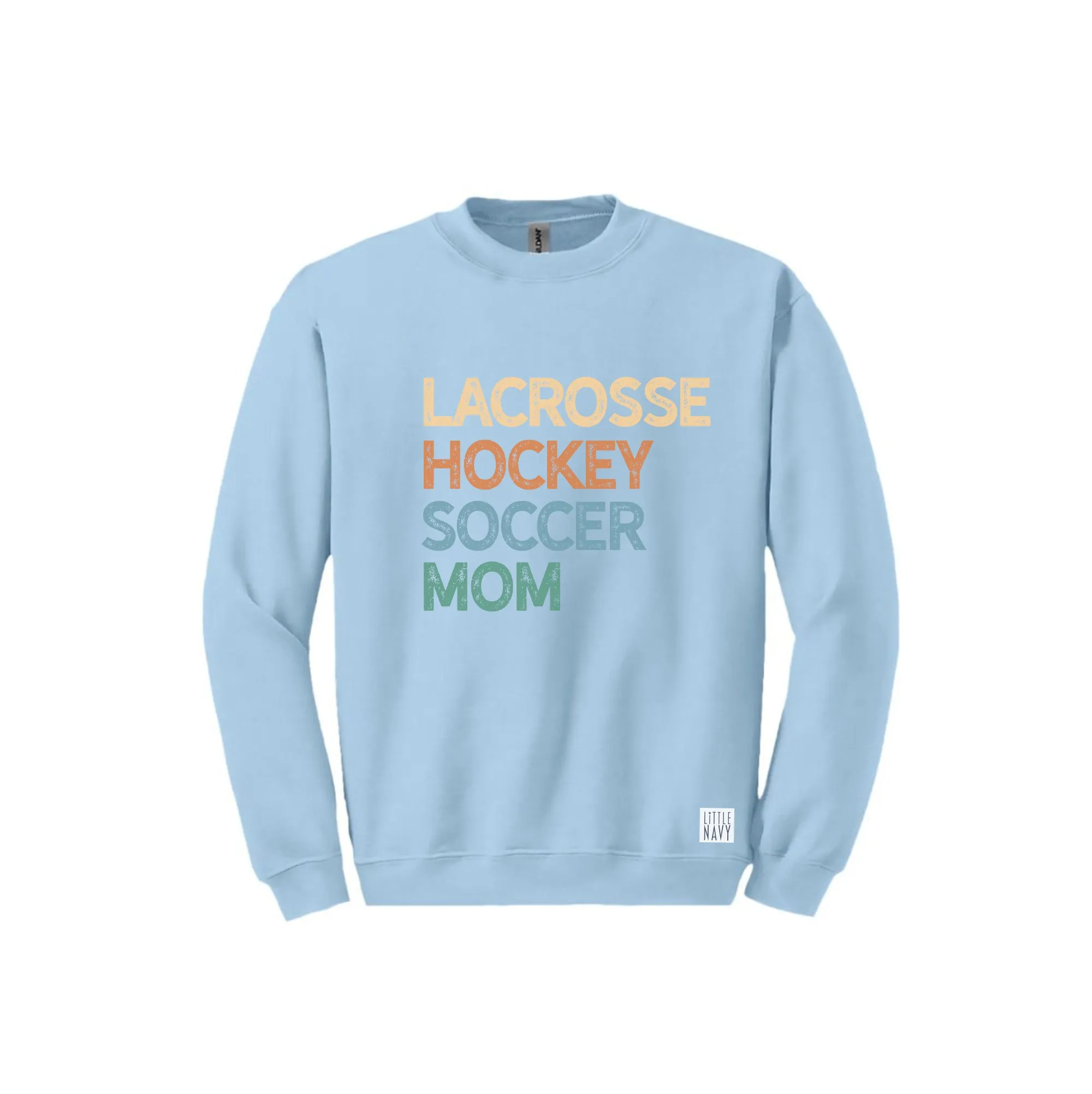 ADULT Long Sleeve Sweatshirt - Multi-Sport Custom Text