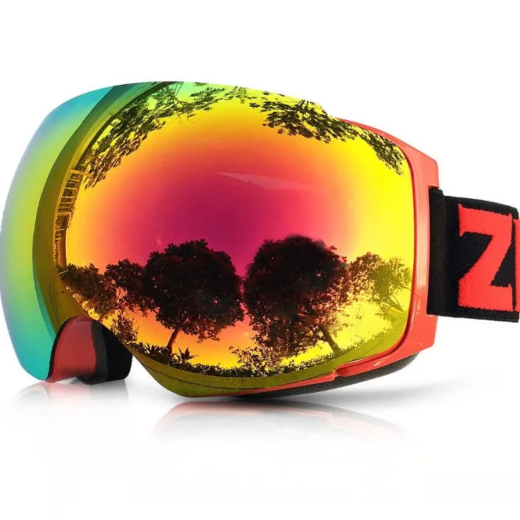 Anti-fog Detachable Strap Ski Snowboard Goggles