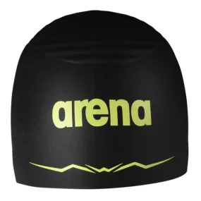 ARENA Adult Aquaforce Wave Swimming Cap (Black)