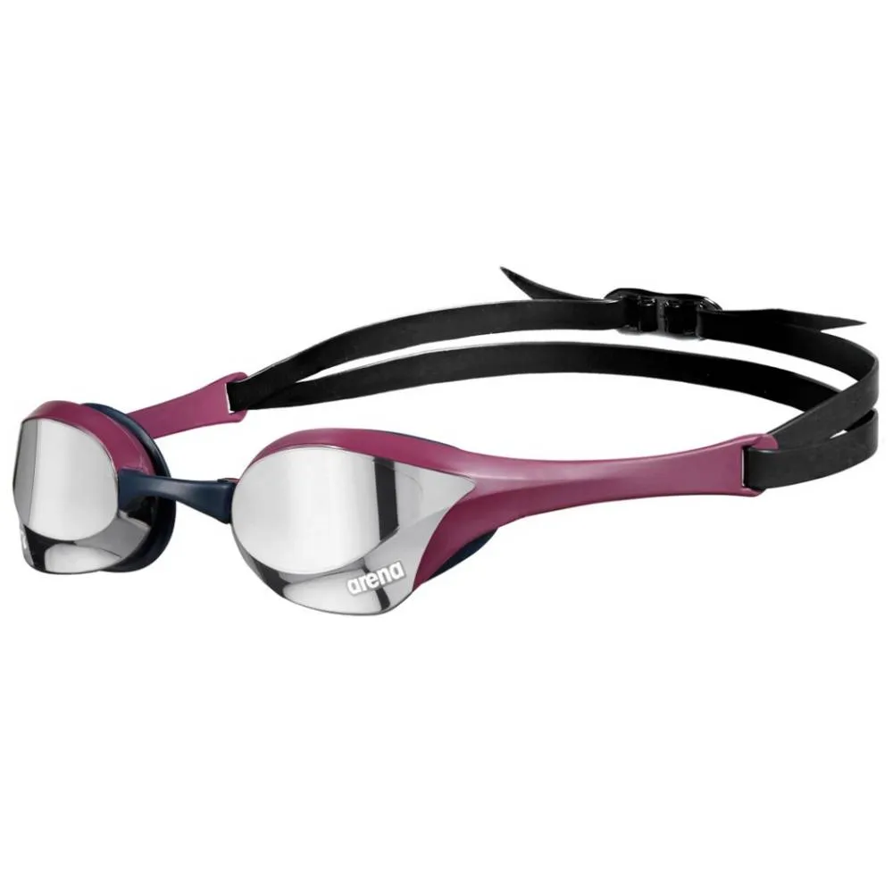 ARENA Adult Cobra Ultra Swipe Mirror Swimming Goggle (Silver/Red/Wine)