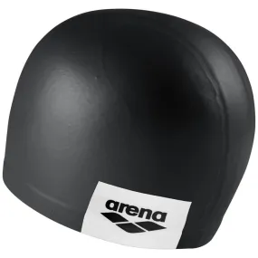 ARENA Adult Logo Moulded Swimming Cap (Black)