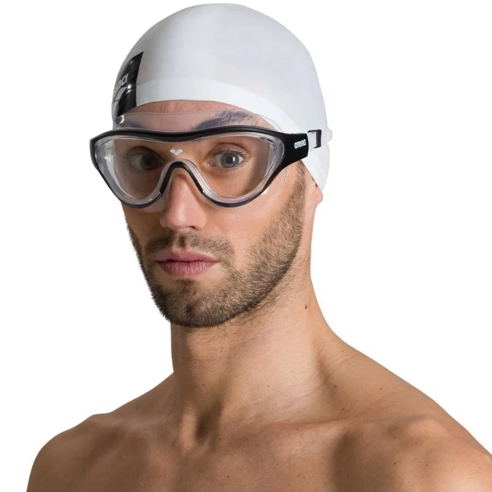 ARENA Adult The One Mask Swimming Goggle (Clear Black/Transparent)