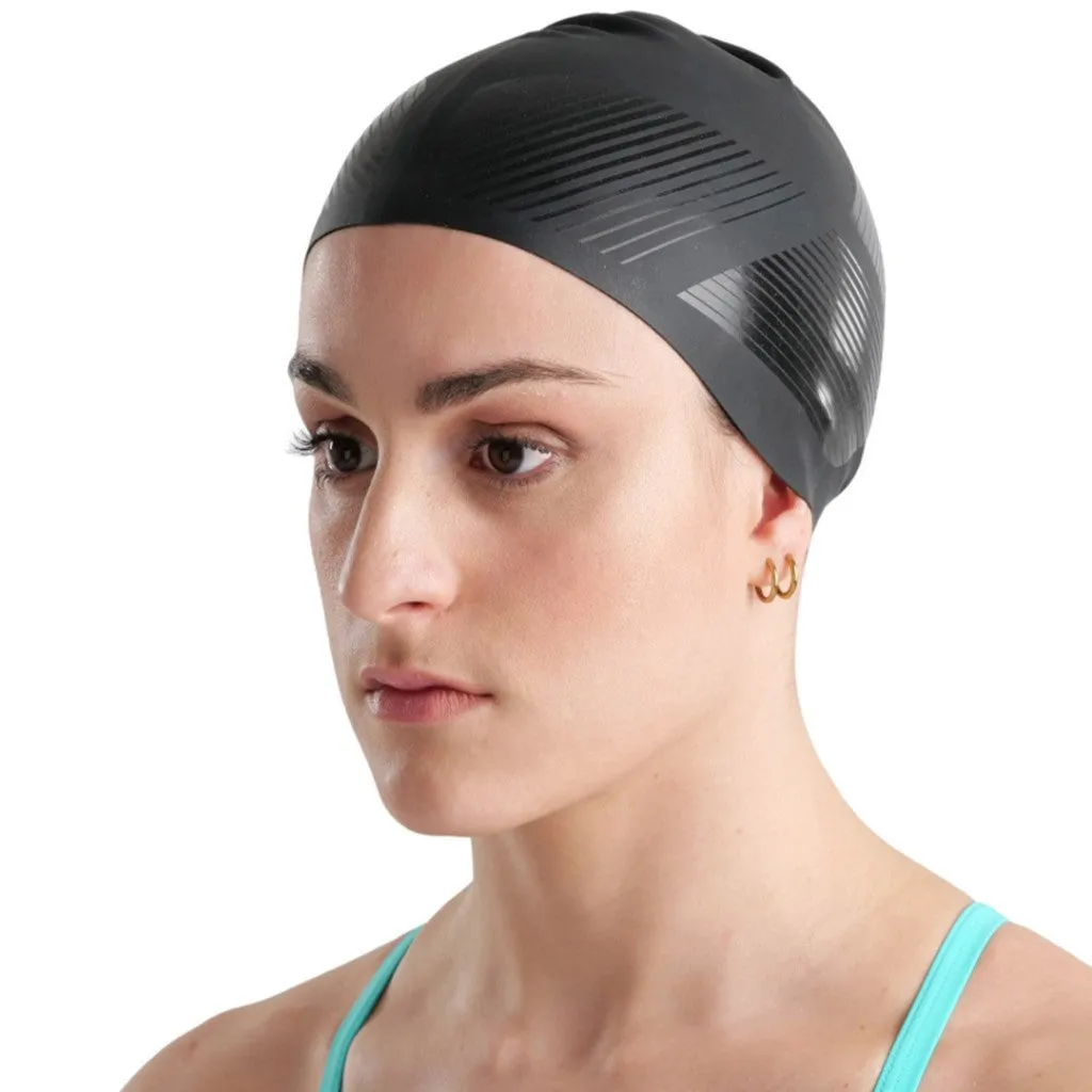 Arena Diamonds Silicone Swim Cap | Black