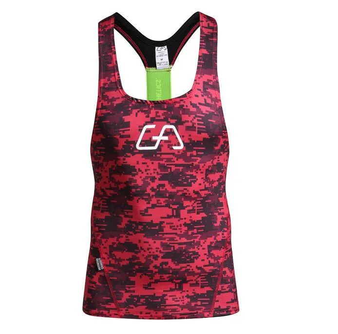 Army Grey Workout Irish Fitness Tank Top for Men