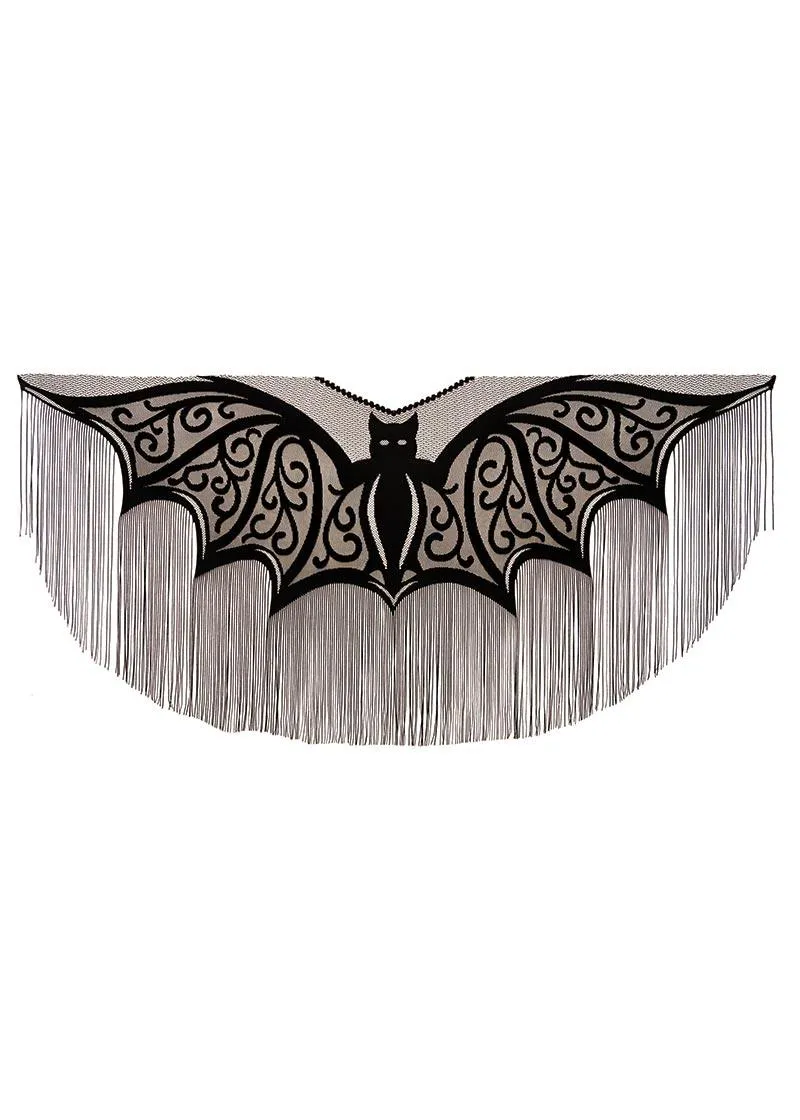 Bats! Fringe Poncho