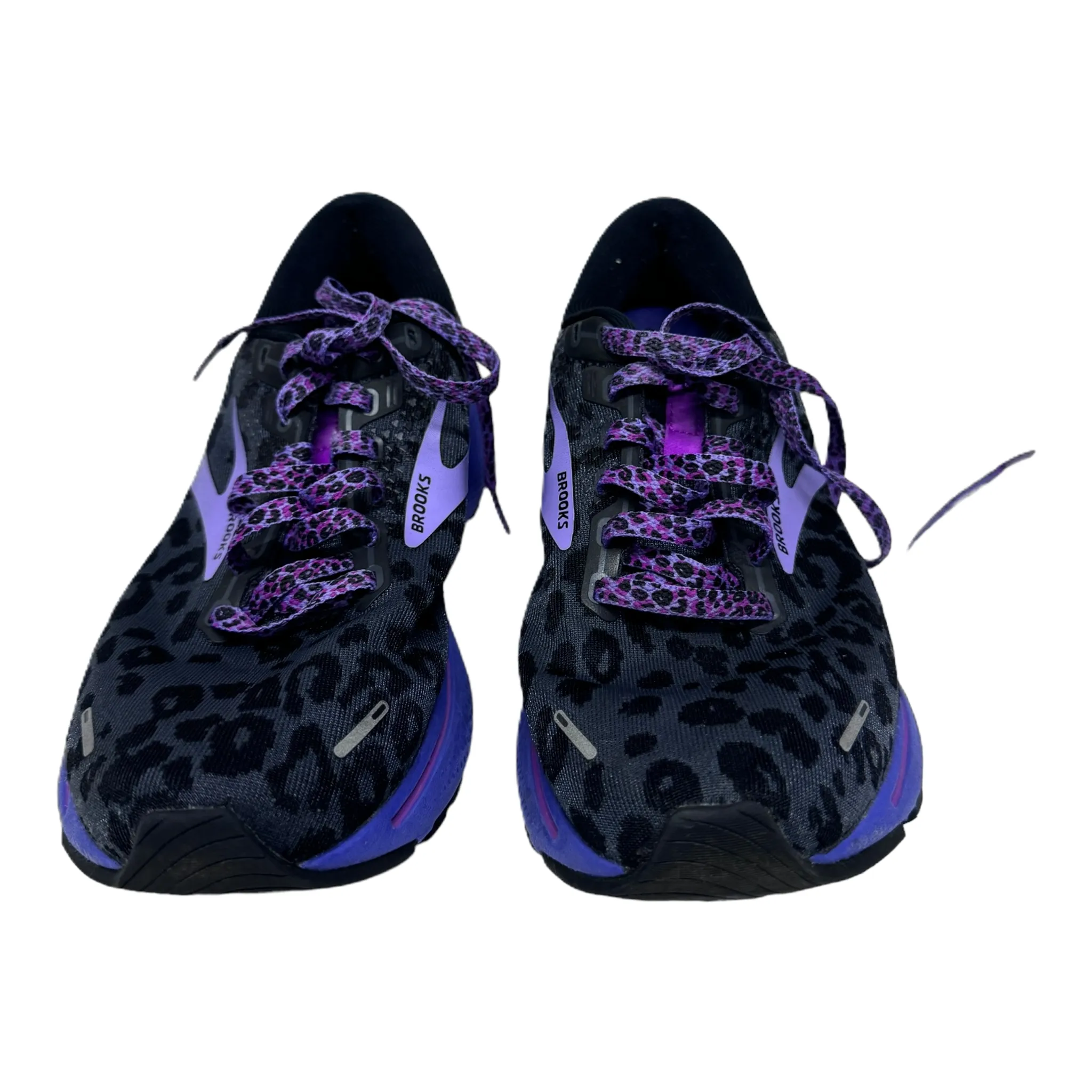 Black & Purple Shoes Athletic By Brooks, Size: 7