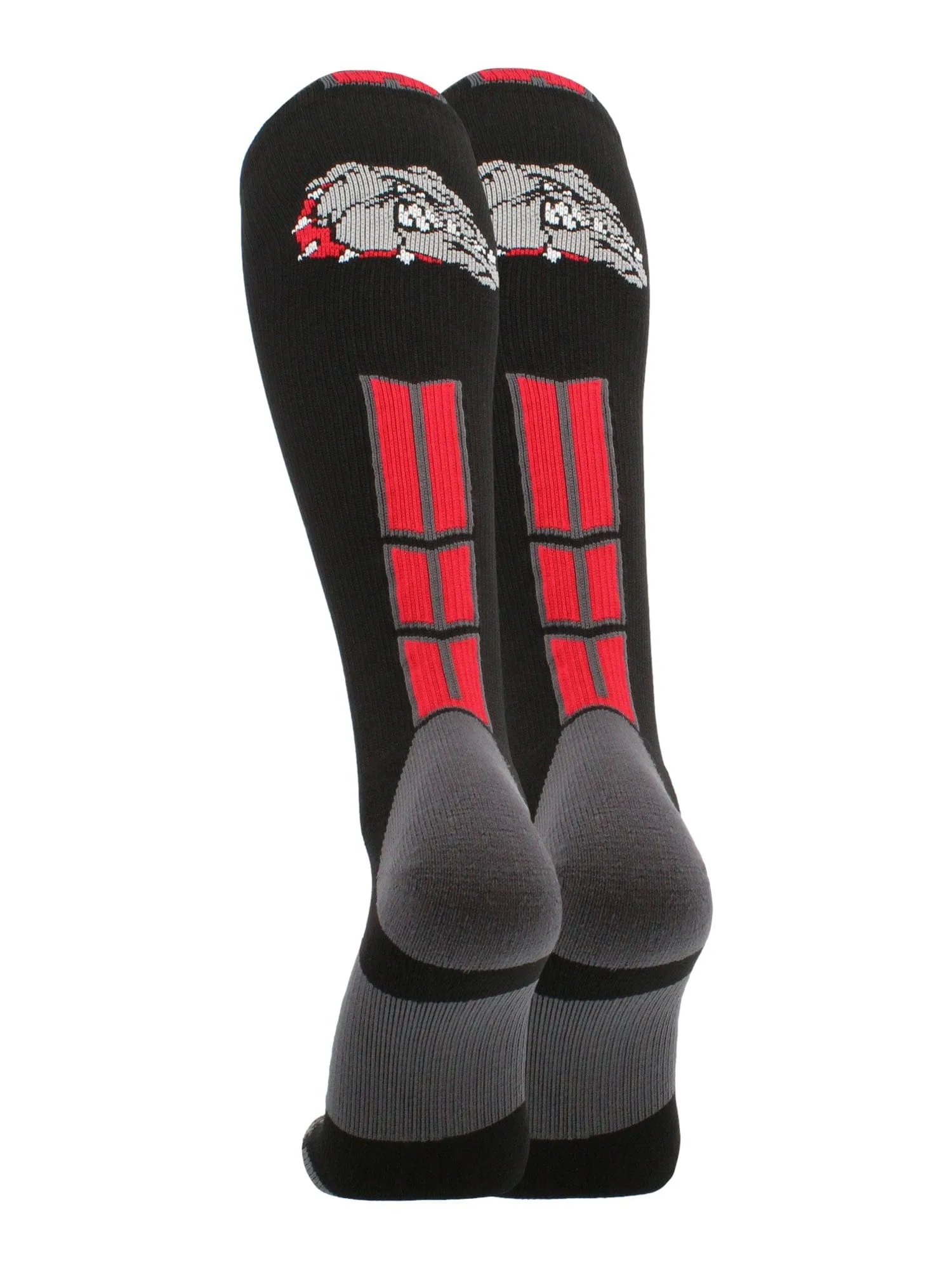 Bulldog Logo Over the Calf Socks