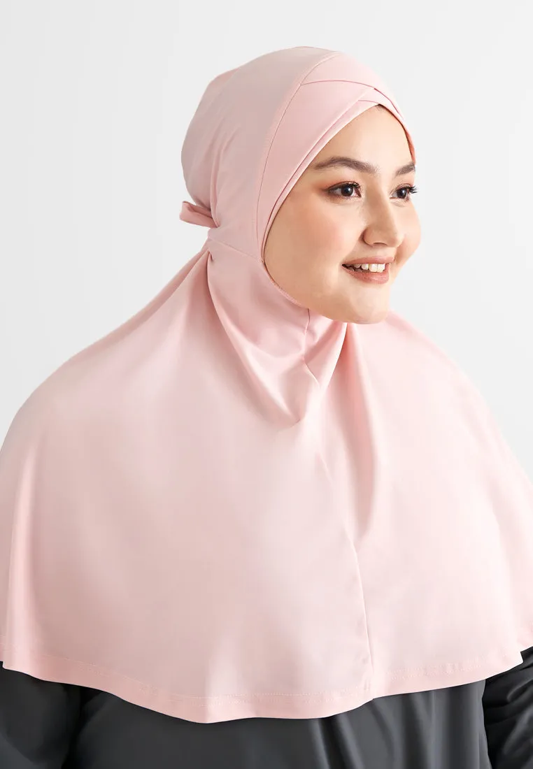 Charlene Modest Long Swimcap - Pink