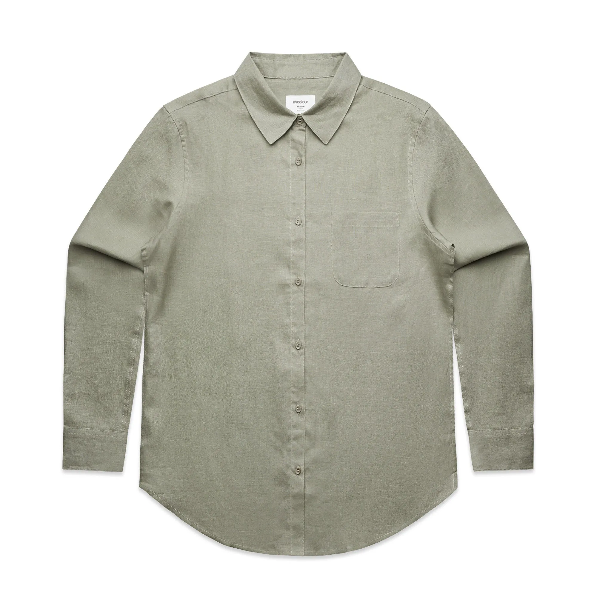 FITZROY Women's 100% Linen L/S Shirt