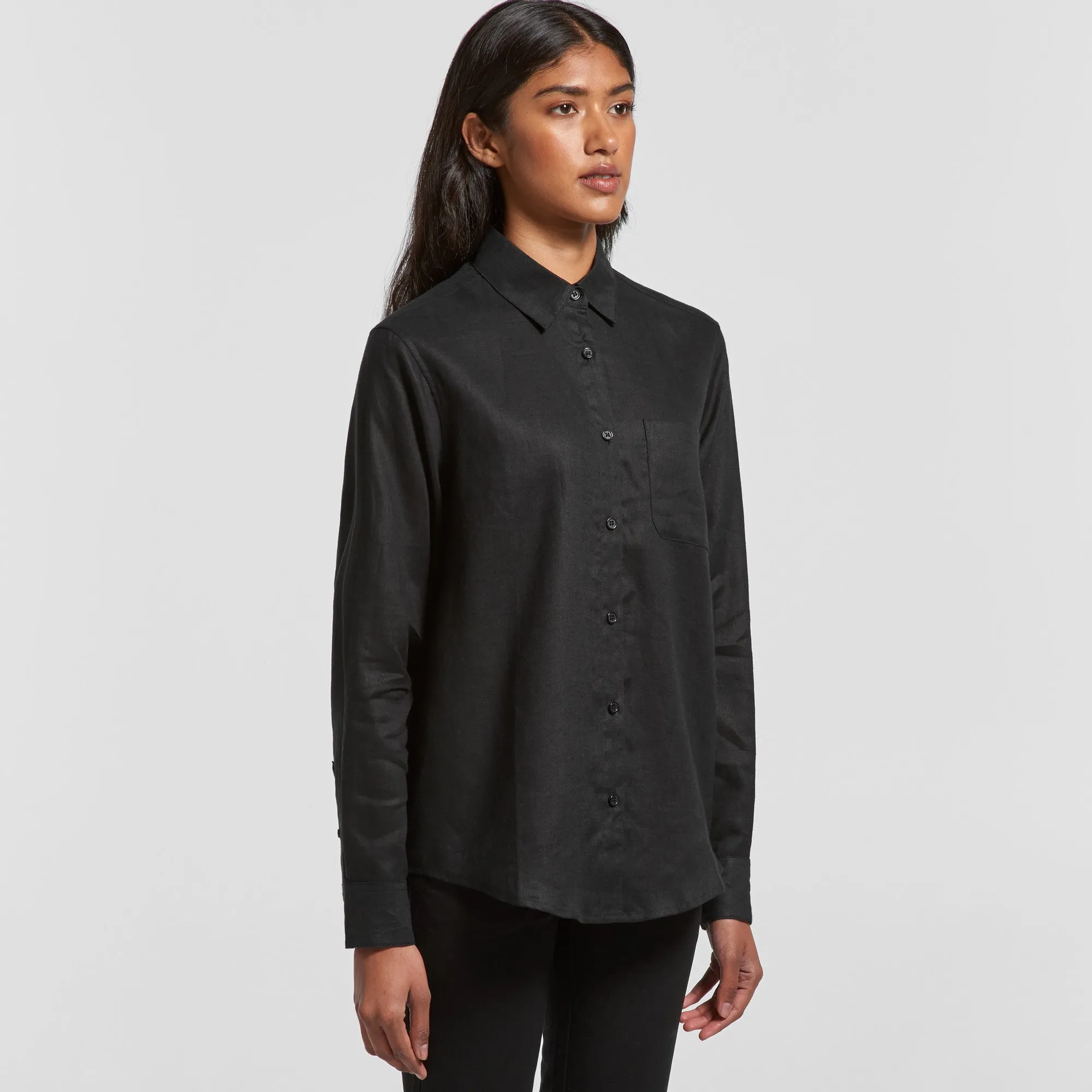 FITZROY Women's 100% Linen L/S Shirt