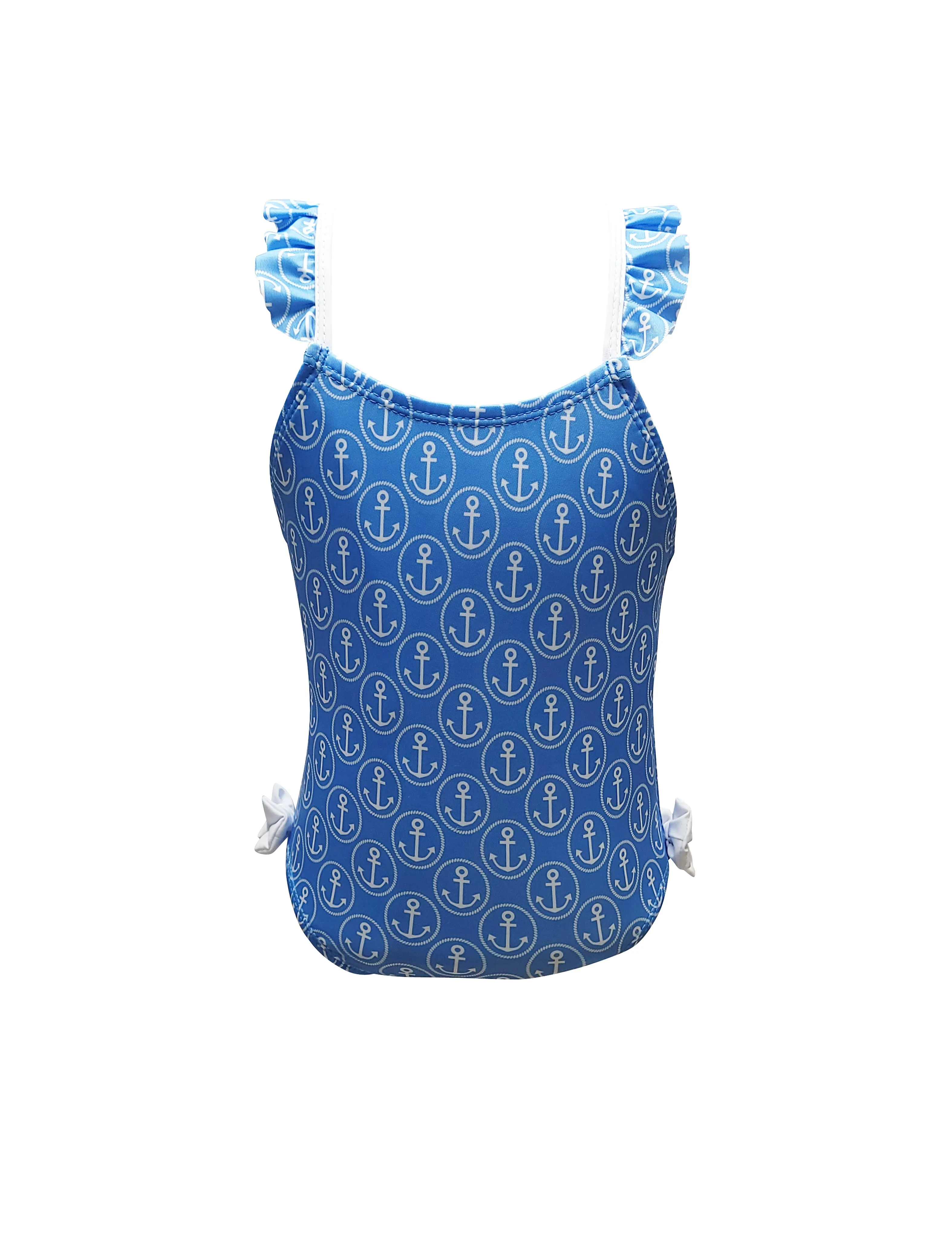 Girl's "Anchor" Print Swimsuit