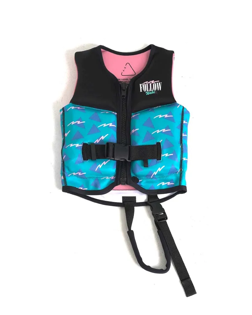 Grommy JR Vest | Black Teal