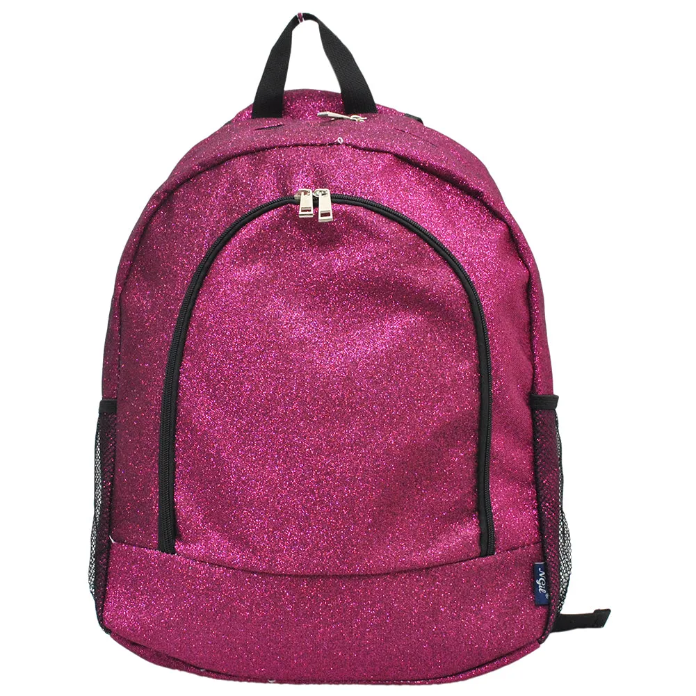 Hot Pink Glitter NGIL Canvas Backpack