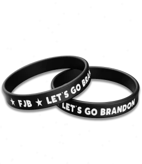 Let's Go Brandon - FJB Wristband - Black