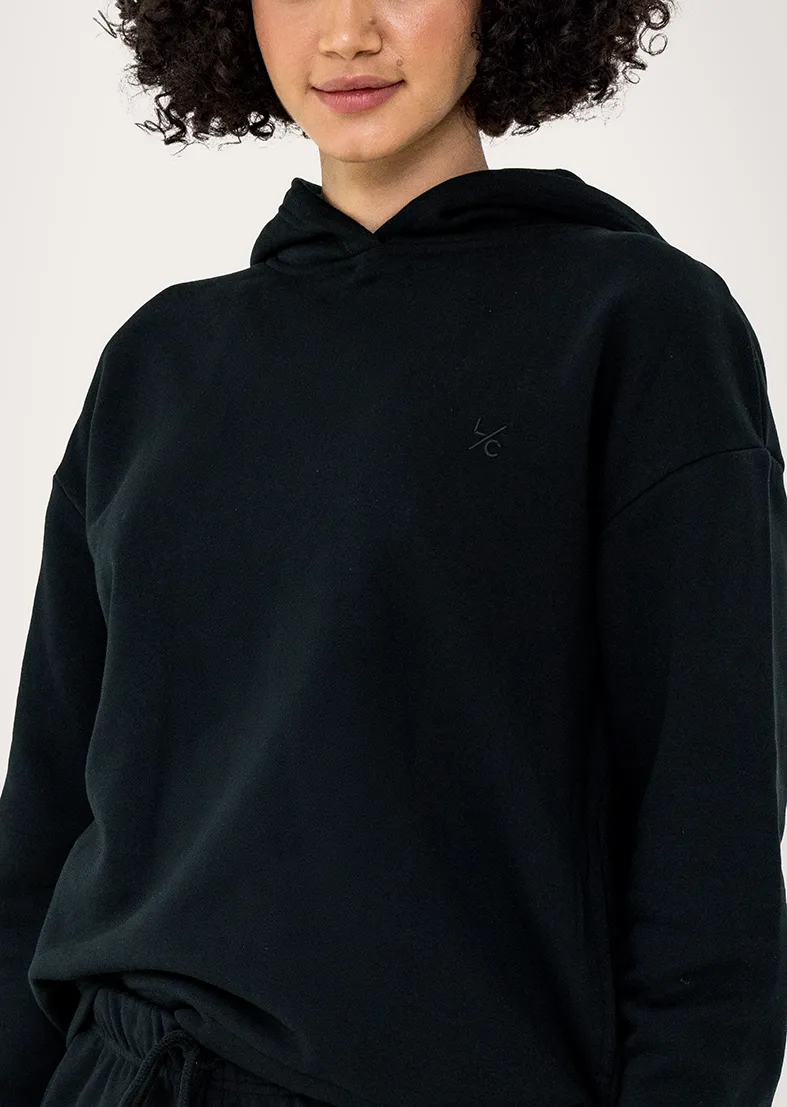 Life Lounge Oversized Hoodie Black