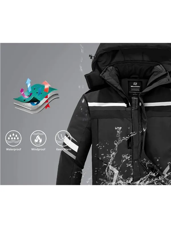 Men's Windproof Snowboarding Jacket Mountain Waterproof Ski Jacket Atna 016