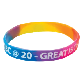 Multicoloured Printed Wristbands