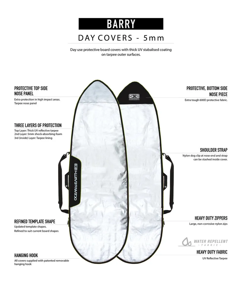 Ocean   Earth Barry Basic Fish Surfboard Bag