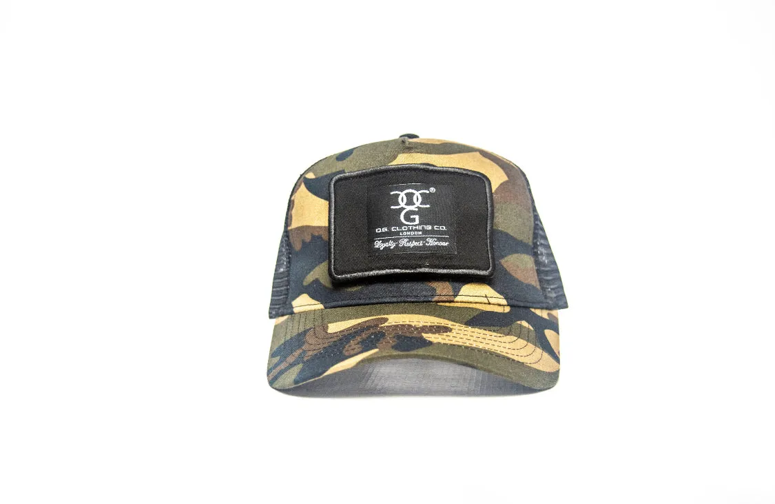 OG Trucker Patch army green