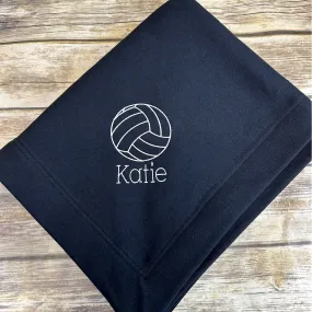 Personalized Volleyball Stadium Blanket