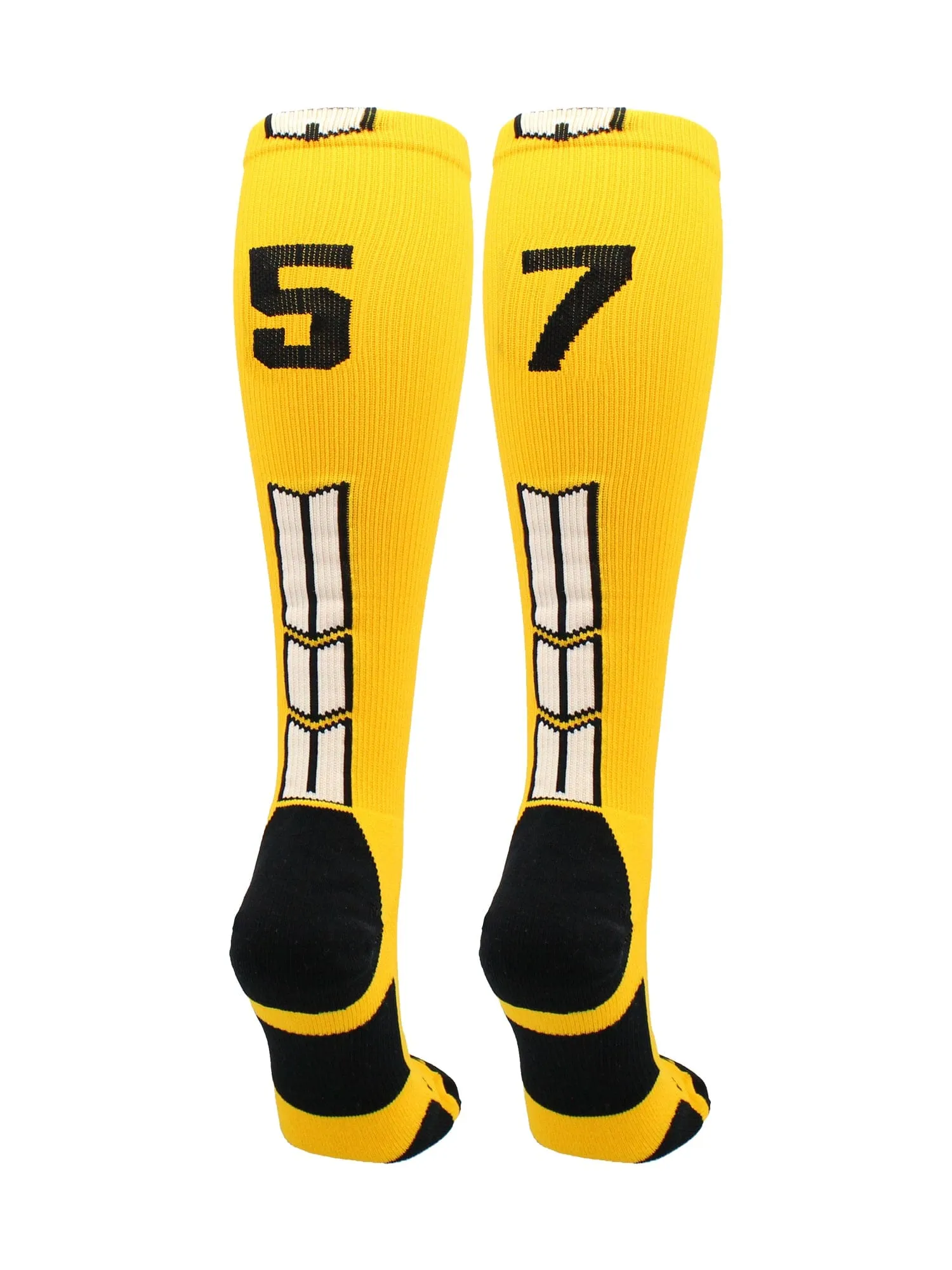 Player Id Jersey Number Socks Over the Calf Length Gold Black