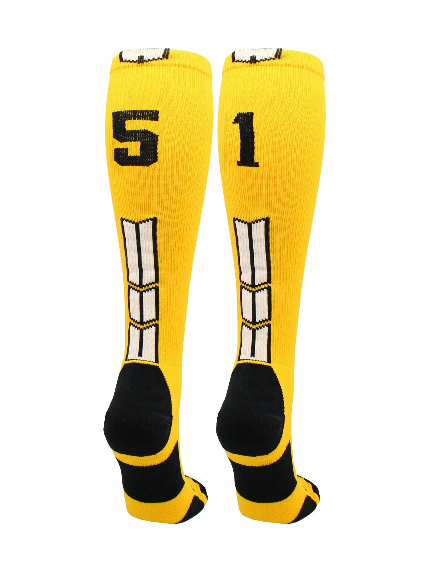 Player Id Jersey Number Socks Over the Calf Length Gold Black