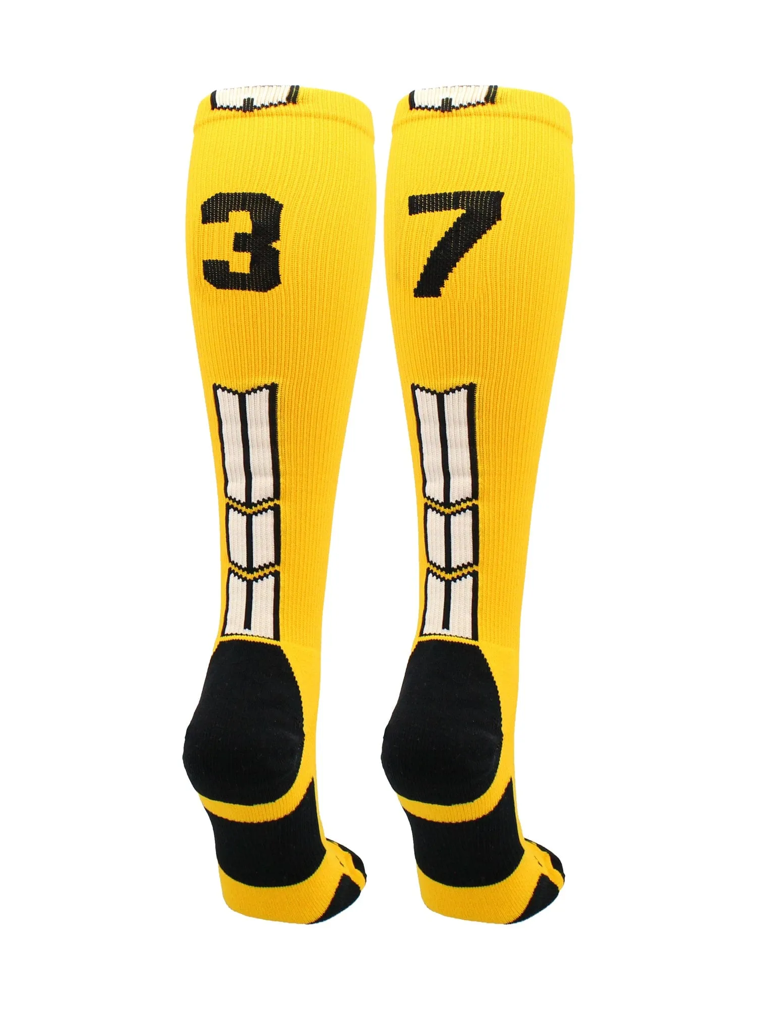 Player Id Jersey Number Socks Over the Calf Length Gold Black