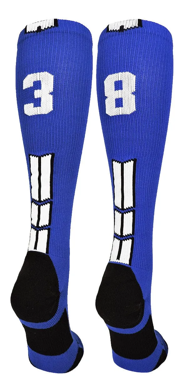 Player Id Jersey Number Socks Over the Calf Length Royal White