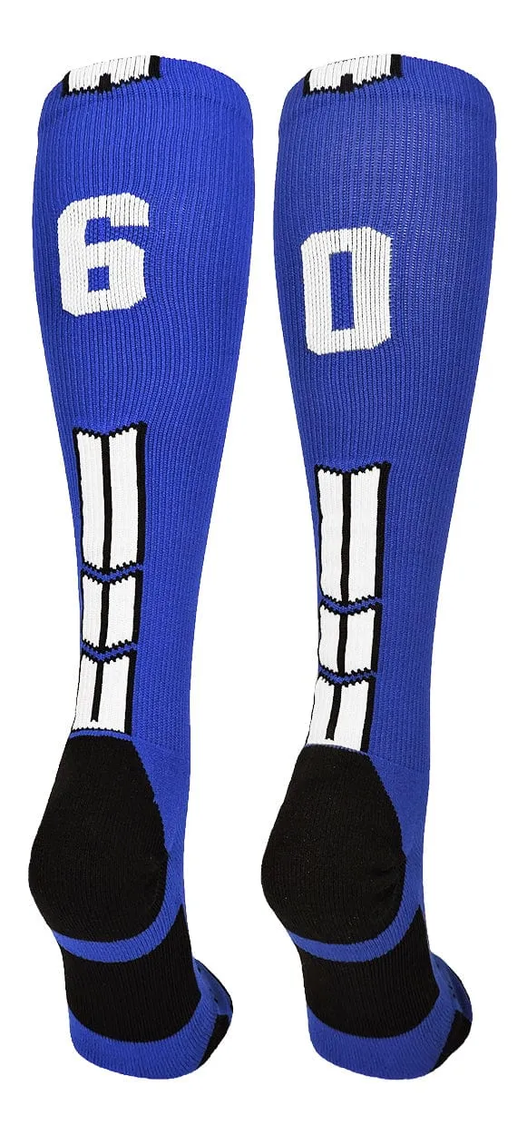 Player Id Jersey Number Socks Over the Calf Length Royal White