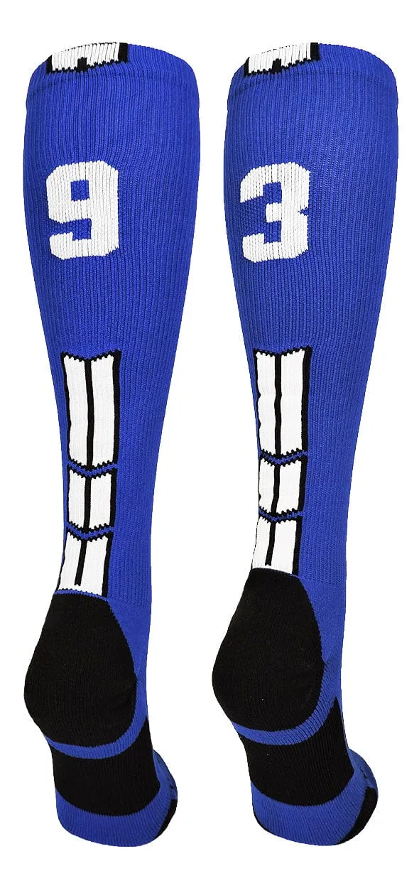 Player Id Jersey Number Socks Over the Calf Length Royal White