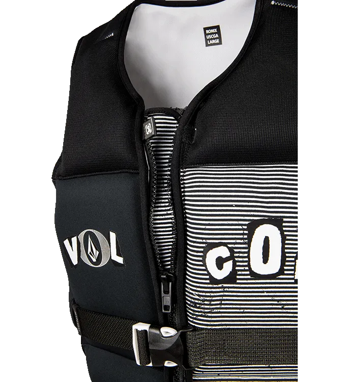 Ronix X Volcom | Life Vest (Black/White Clippings)