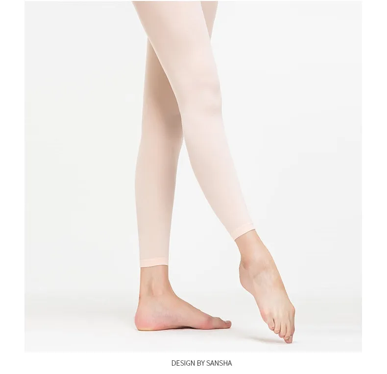 Sansha Footless Ballet Dance Tights, Great for Modern Available in  Black, Pink and White T87