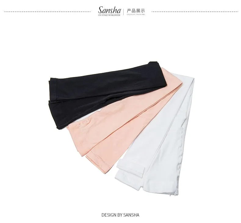 Sansha Footless Ballet Dance Tights, Great for Modern Available in  Black, Pink and White T87