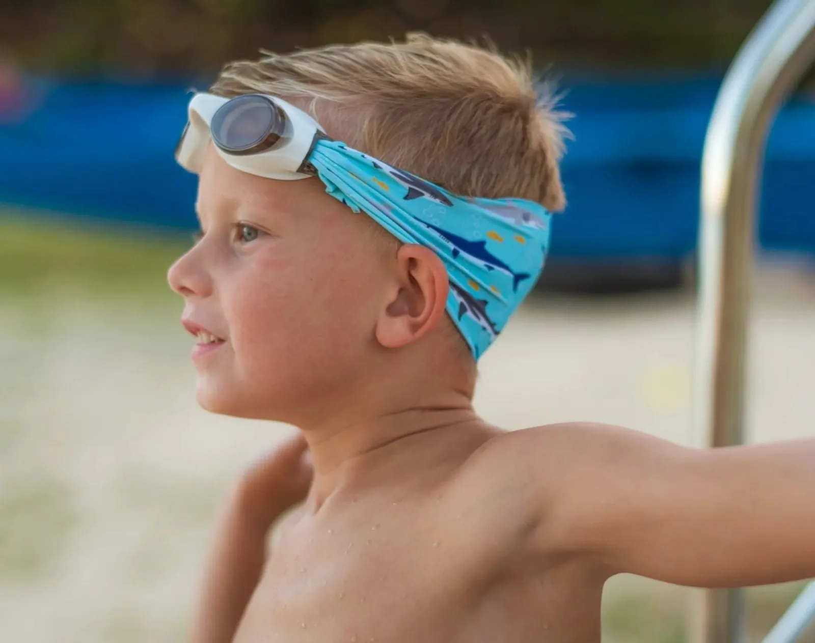 Shark Tangle-Free Swim Goggles