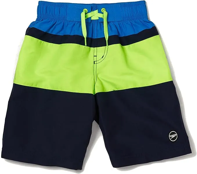 Speedo Boys' Swim Trunk Knee Length Blocked Volley