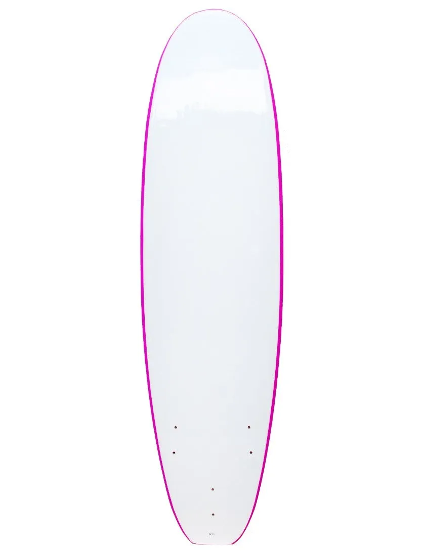 Surfworx Base Mini Mal 7ft 0 Soft Surfboard - Pink