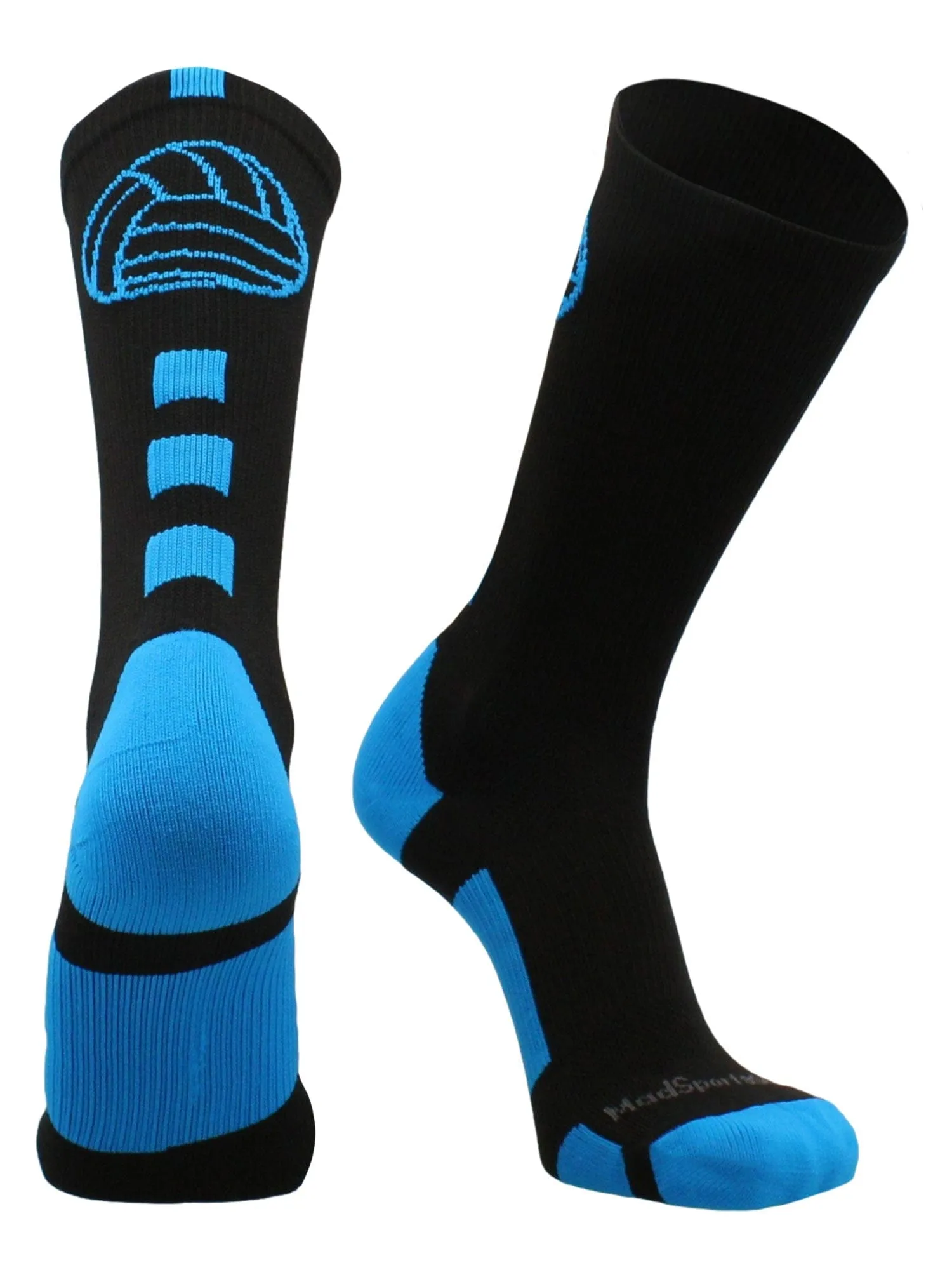 Volleyball Logo Crew Socks (multiple colors)